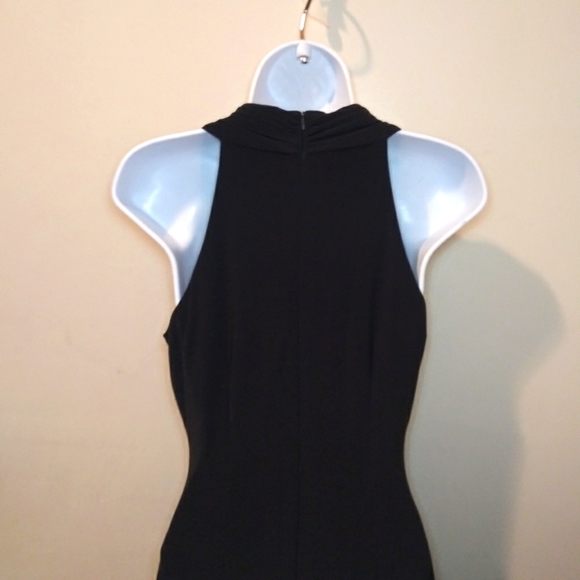 Jessica Howard New Without Tags Sexy Black Ruched Waist Cocktail Dress - Picture 6 of 11